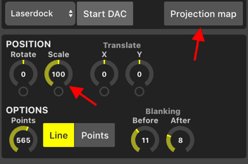 Options scale